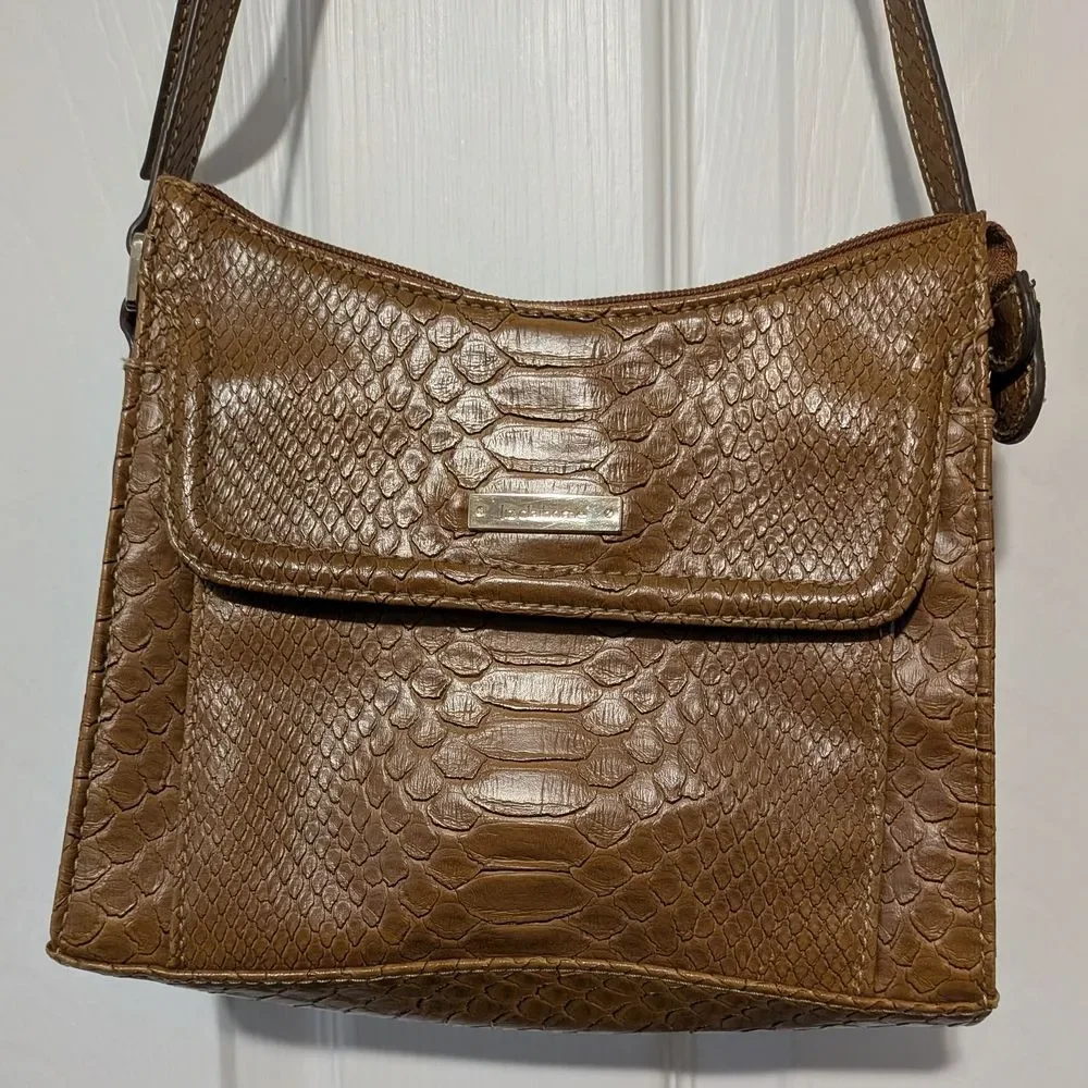 Liz Claiborne Brown Purse Women's Bag All Year Adjustable Strap